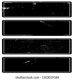 Set of grunge textures