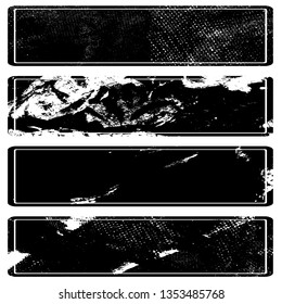 Set of grunge textures
