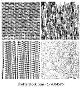 Set of grunge textures