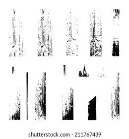 Set of grunge textures