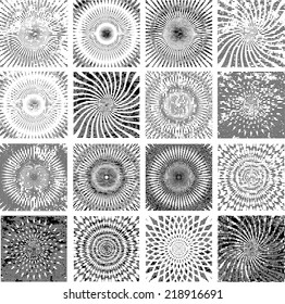 Set of grunge textures