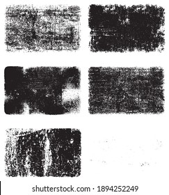 Un conjunto de texturas gruesas. Antecedentes en blanco y negro de suciedad y polvo. Resumen de fondo monocromo