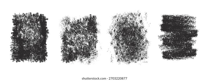 Eine Reihe von farbigen Texturen. Handgezeichnete Overlays für die Druckerei. Grange städtische Hintergründe.