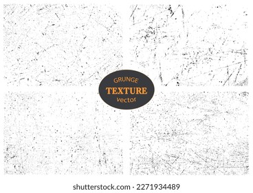 Set of grunge textures.Distressed overlay textures.