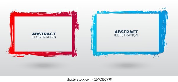 Set of grunge vector frames. Grunge background. Abstract retro background. Vintage vector backgrounds. Design elements. Texture background. Abstract shapes vector pack
