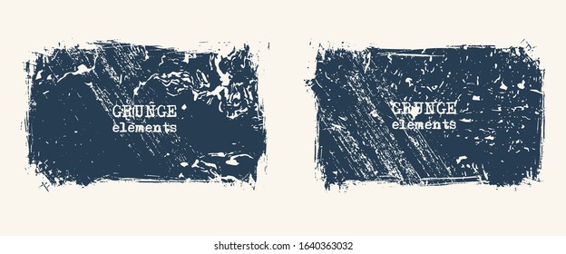 Set of grunge vector frames. Grunge background. Abstract retro background. Vintage vector backgrounds. Design elements. Texture background. Abstract shapes vector pack