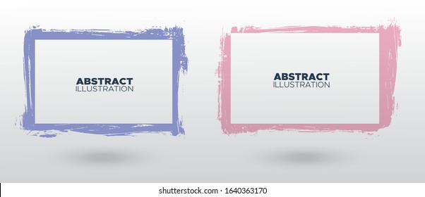 Set of grunge vector frames. Grunge background. Abstract retro background. Vintage vector backgrounds. Design elements. Texture background. Abstract shapes vector pack