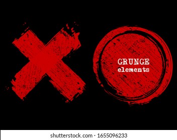 Set of grunge vector frames. Grunge background. Abstract retro background. Vintage vector backgrounds. Design stamp elements. Texture stamp background. Abstract shapes vector pack