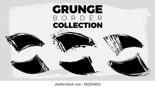 Set of grunge vector shapes. Vector banners. Abstract shapes. Big pack. Grunge art. Retro background. Vintage background. Design element, grunge border splatter