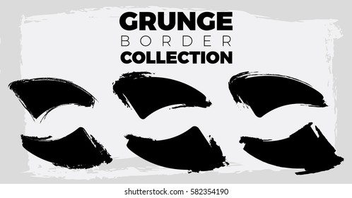 Set of grunge vector shapes. Vector banners. Abstract shapes. Big pack. Grunge art. Retro background. Vintage background. Design element, grunge border splatter