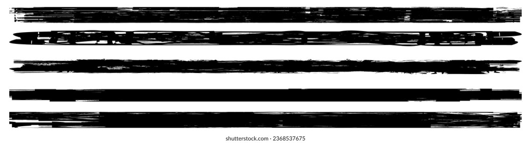 Un conjunto de trazos de pintura al estilo de un grunge