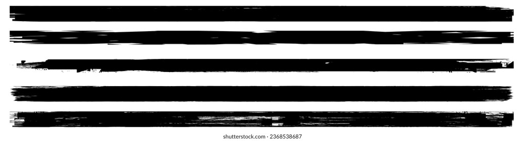 Un conjunto de trazos de pintura al estilo de un grunge