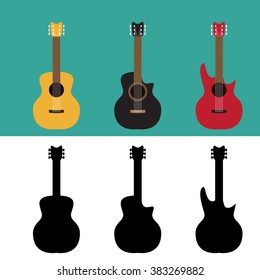 64,348 Guitar silhouette Images, Stock Photos & Vectors | Shutterstock