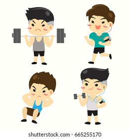 set guy exercise many forms
