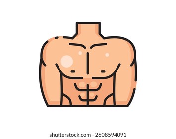 Set of an Gym Workout Upper Body Icon