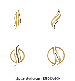 Set of hair icon vector illustration design logo template