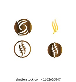 Set Hair Logo Template vector symbol nature