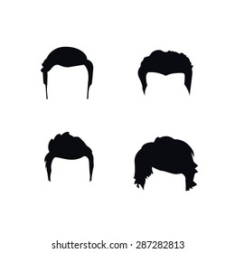 Set of hair styles