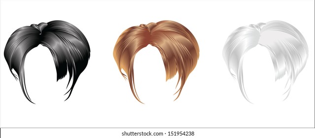 Set of hair styling