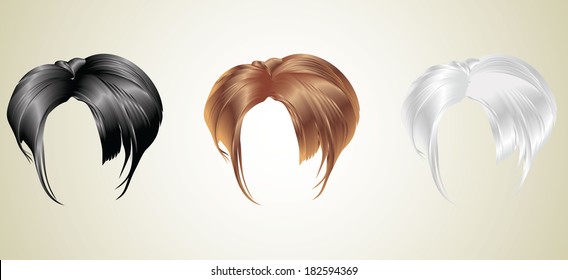 Set of hair styling