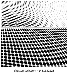 Set of halftone backgrounds. Abstract texture of dots on white