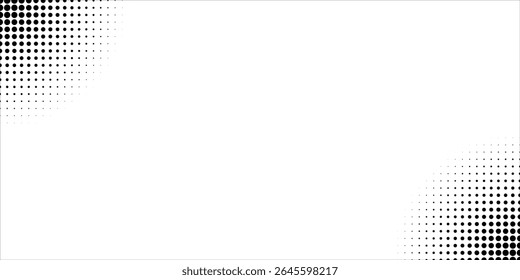 Set of halftone dots gradient pattern texture isolated on white background. Straight dotted spots using halftone circle dot raster texture. Vector blot half tone collection.