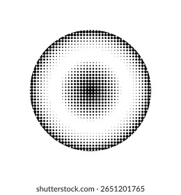Set of halftone dots pattern texture isolated on white background. Dotted spots using halftone circle dot raster texture collection. Vector half tone collection.