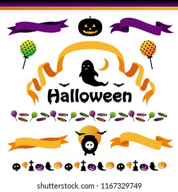 set of halloween