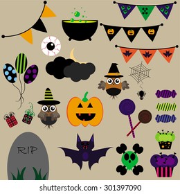 set of Halloween