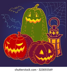 Set Halloween. 