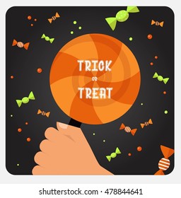 set of Halloween cards , invitations and banners. vector illustration