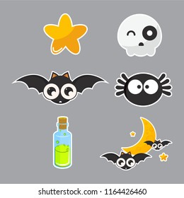 Set of Halloween character.