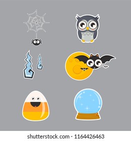 Set of Halloween character.
