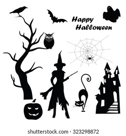 Set of Halloween Characters