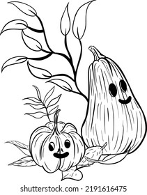 Set Of Halloween Graphics (pumpkin)