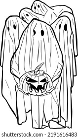 Juego De Gráficos De Halloween (Calabaza)