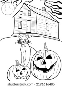 Set Of Halloween Graphics (pumpkin)