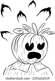 Set Of Halloween Graphics (pumpkin)