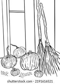 Set Of Halloween Graphics (pumpkin)