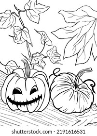 Set Of Halloween Graphics (pumpkin)
