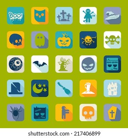 Set of halloween icons