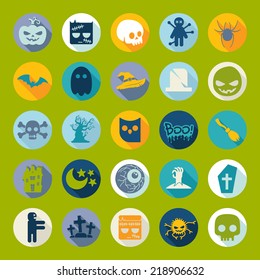 Set of halloween icons