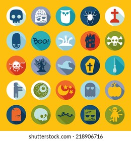 Set of halloween icons