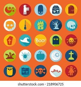 Set of halloween icons