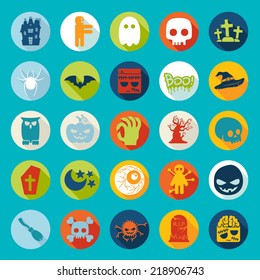 Set of halloween icons