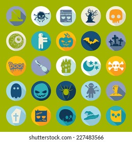 Set of halloween icons