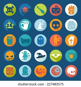 Set of halloween icons