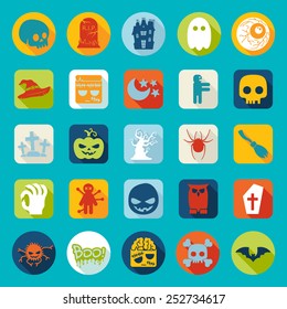 Set of halloween icons