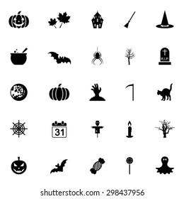Set of Halloween icons