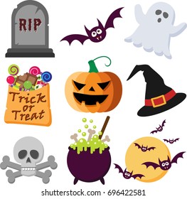 Set of Halloween Icons